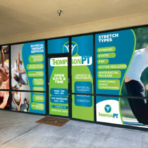 We will creative storefront, shopfront window graphic designs